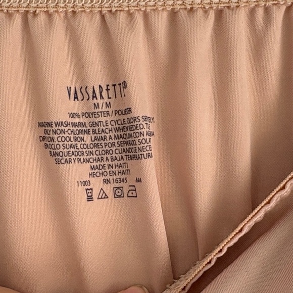 3/$15!  Vassarette Women's Cream Slip Short - Picture 4 of 4